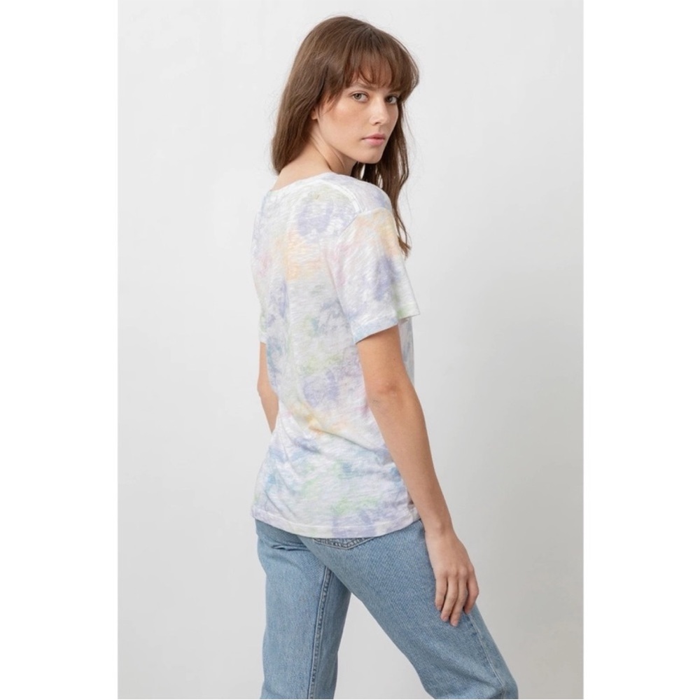 NWT RAILS CARA V NECK RAINBOW TIE Dye size Small - Picture 2 of 8